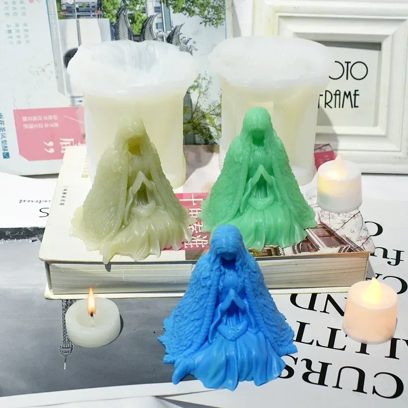 Soap Making Gel - قالب شمع سيليكون على شكل ساحرة