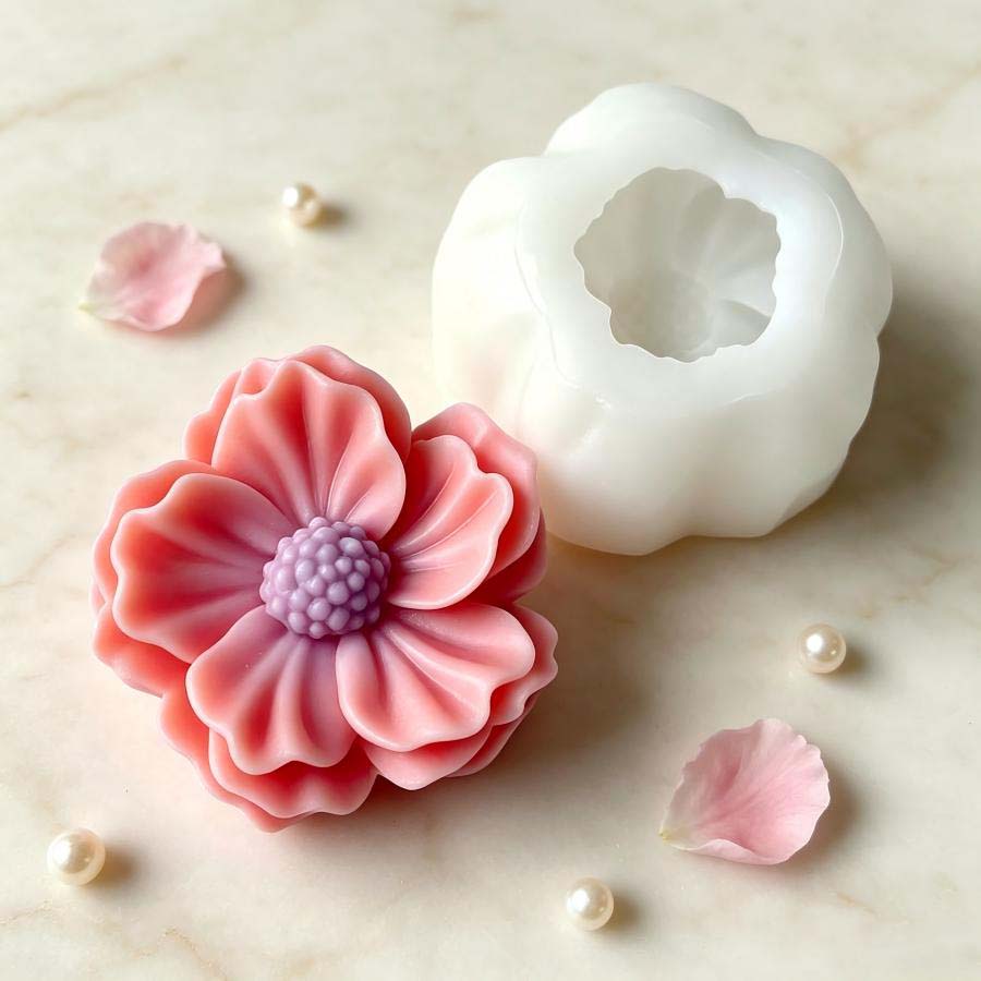 Soap Making Lye - قالب سيليكون ثلاثي الأبعاد على شكل