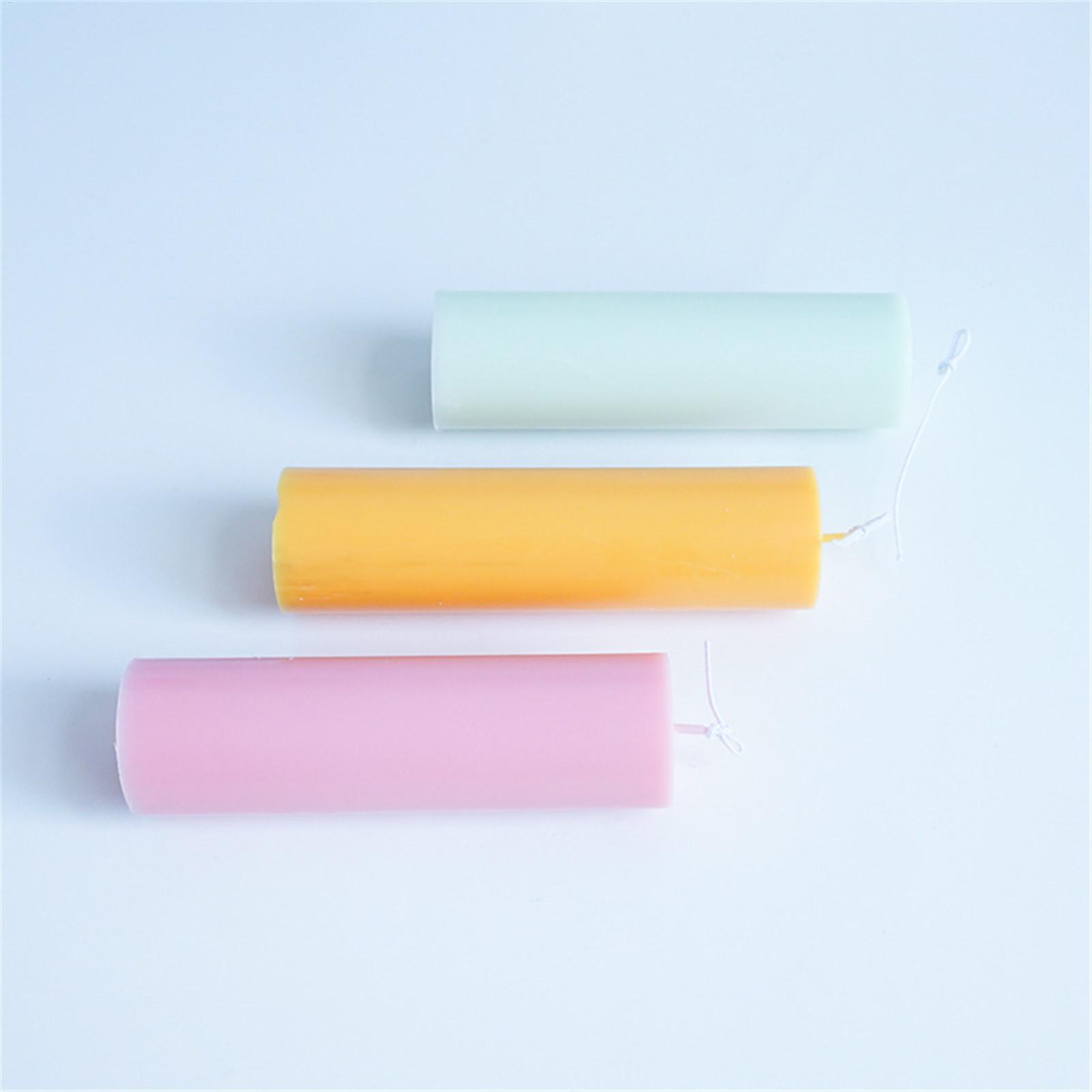 Soap Making Scents - قالب شمع أسطواني 4.4×17.6 سم، قالب