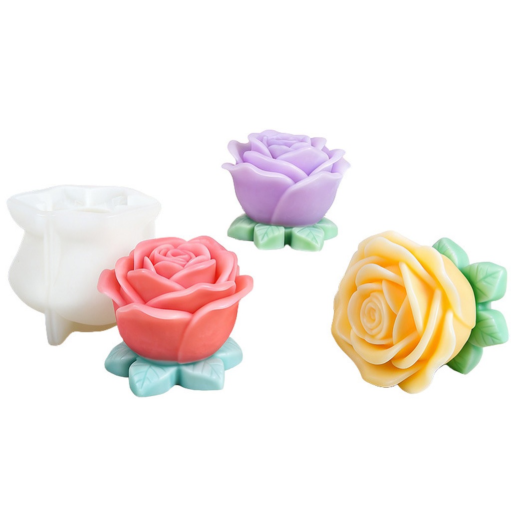 Soap Making With Soap Base - قالب شمعة ثلاثي الأبعاد على شكل