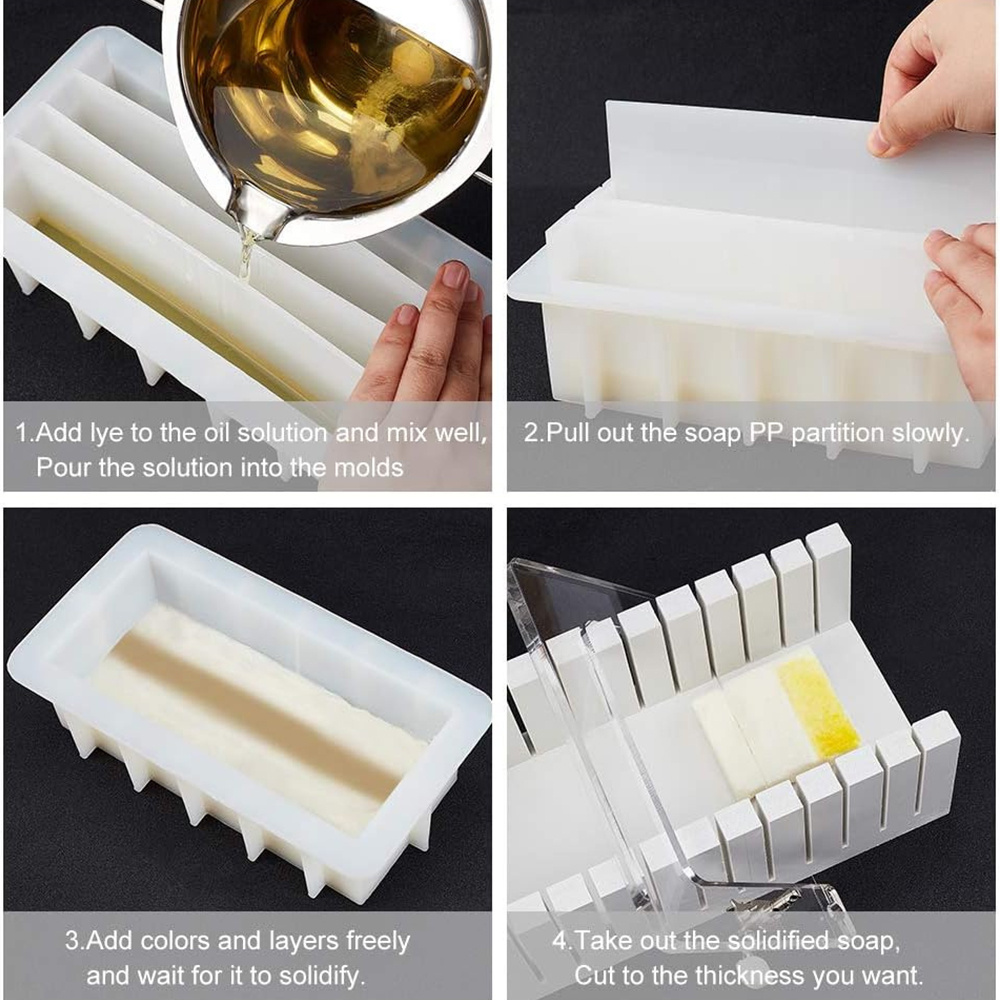 قالب صابون سيليكون 42 أونصة مع - مراجعة Soap Making Items وسعره