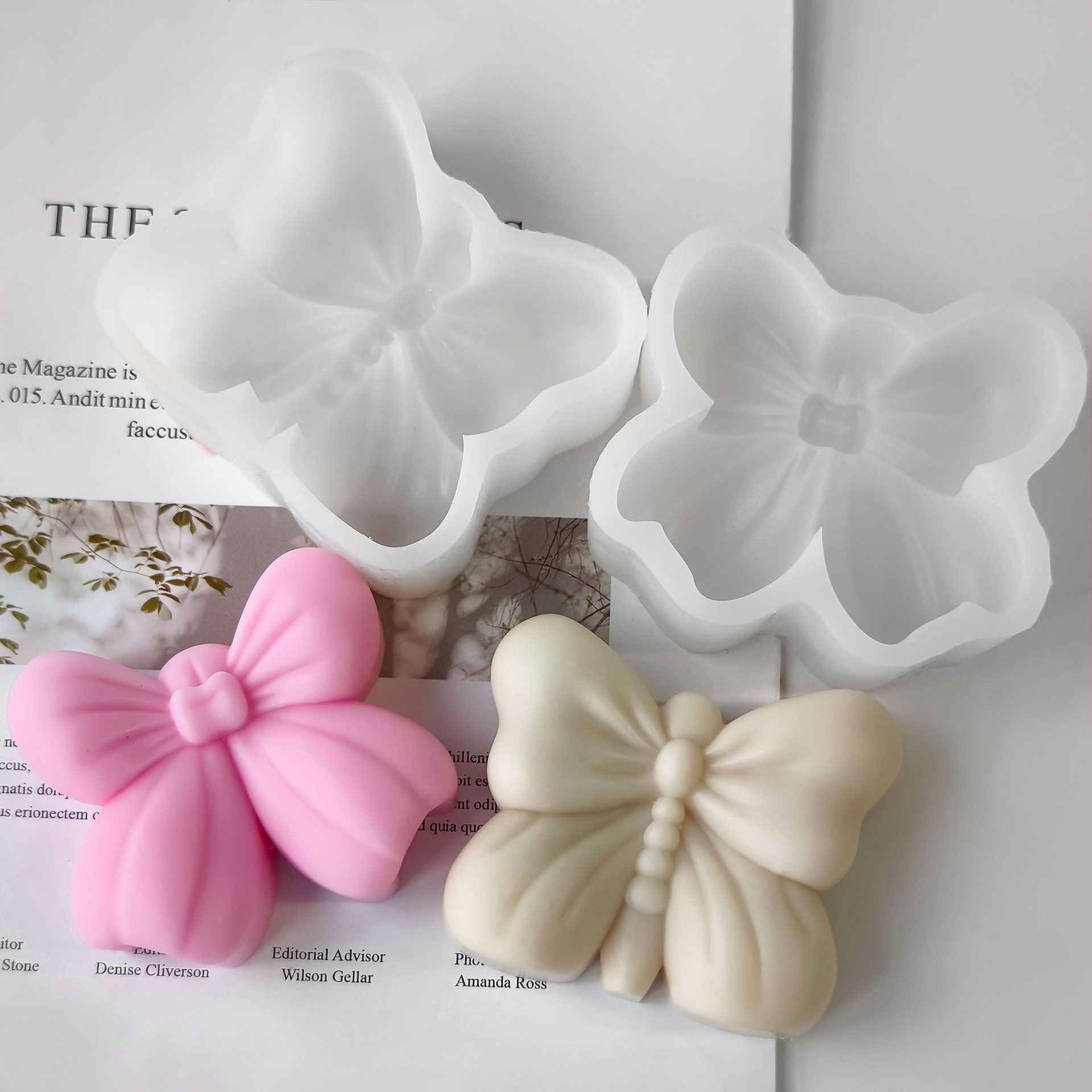قالب سيليكون على شكل فراشة ورب - مراجعة Soap Making Scents وسعره