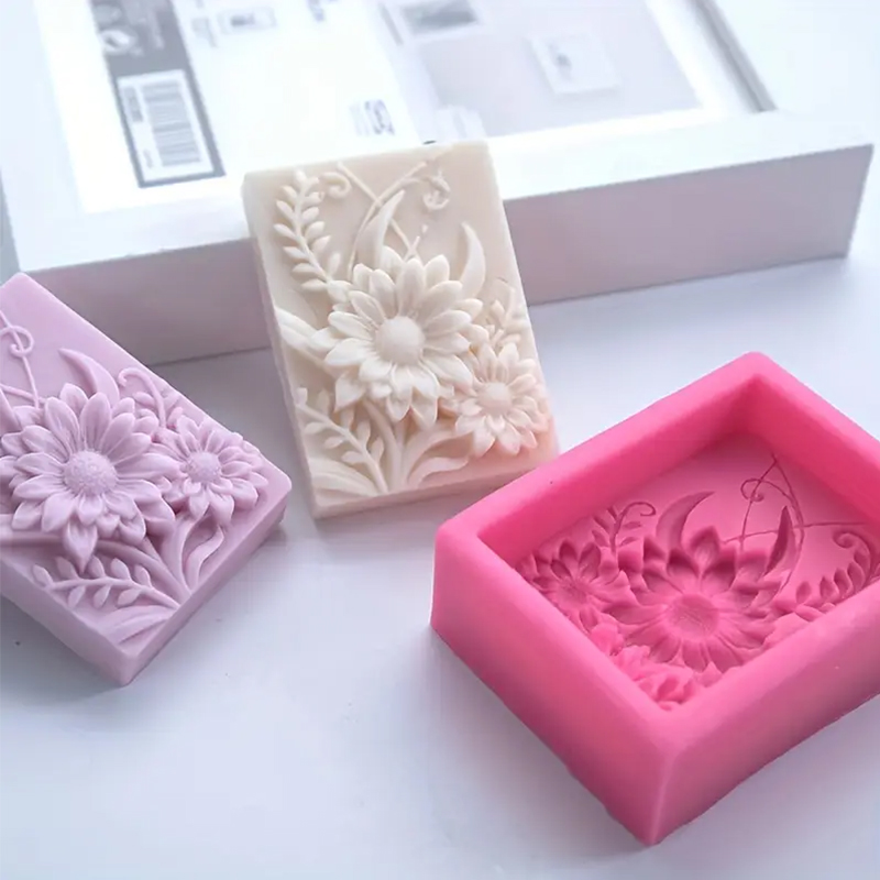 ثلاثية الأبعاد زهرة مربع الصاب - مراجعة Soap Making Scents وسعره