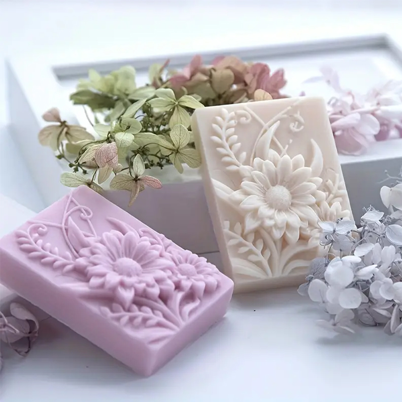 ثلاثية الأبعاد زهرة مربع الصاب - مراجعة Soap Making Scents وسعره