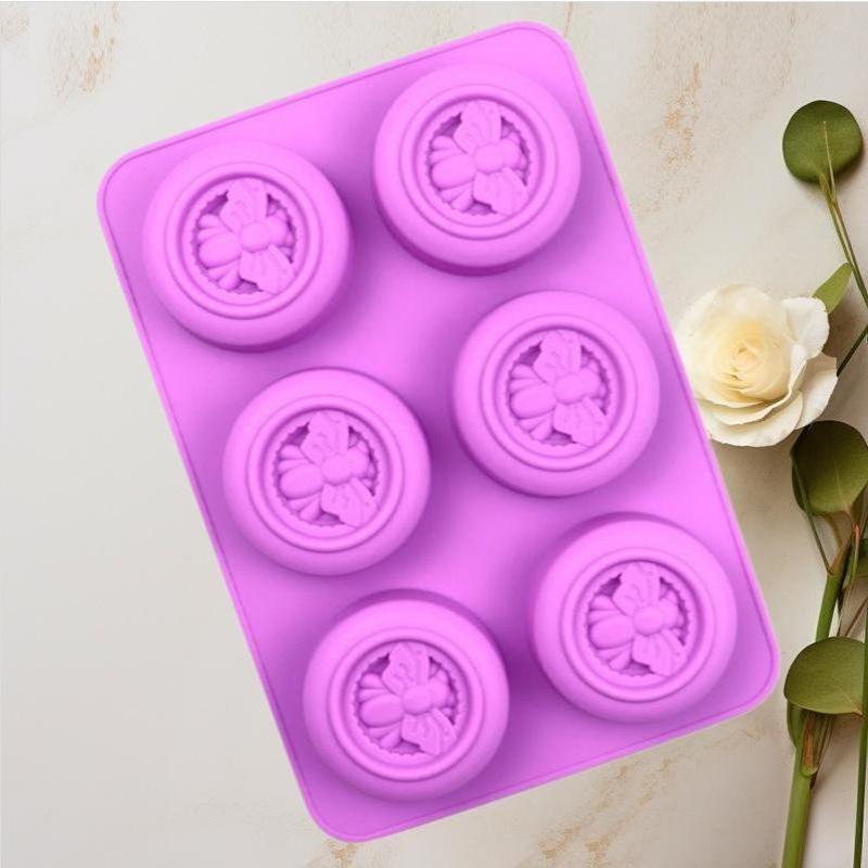 قالب صابون سيليكون دائري بـ 6  - مراجعة Soap Making Scents وسعره