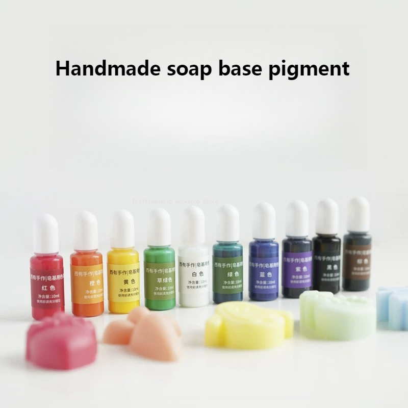 صبغة صابون يدوية الصنع 10 ألوا - مراجعة Soap Making With Soap Base وسعره